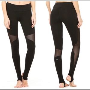 Alo Yoga Coast Mesh Legging Yoga Pants Small